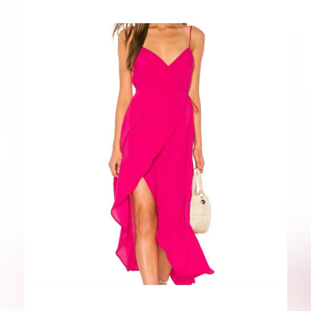 Show Me Your MuMu Pink Sleeveless V-Neck Sundress